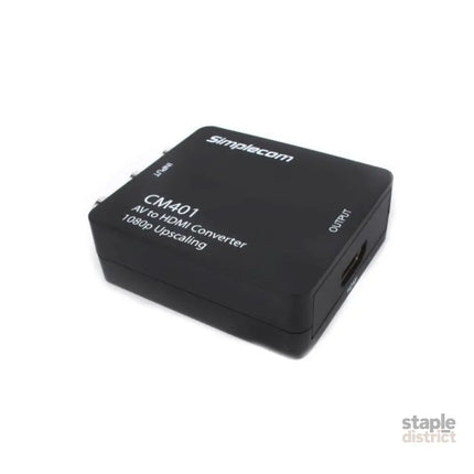 Simplecom CM401 Composite AV CVBS 3RCA to HDMI Video Converter 1080p Upscaling - Appliances > TV > TVs & Accessories