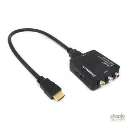 Simplecom CM401 Composite AV CVBS 3RCA to HDMI Video Converter 1080p Upscaling - Appliances > TV > TVs & Accessories