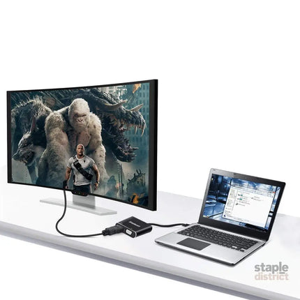Simplecom DA316A USB to HDMI + VGA Video Card Adapter with 3.5mm Audio - Appliances > TV > TVs & Accessories