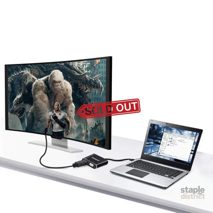 Simplecom DA316A USB to HDMI + VGA Video Card Adapter with 3.5mm Audio - Appliances > TV > TVs & Accessories