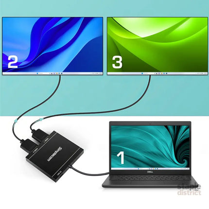 Simplecom DA327 USB 3.0 or USB-C to Dual HDMI Display Adapter for 2x 1080p Extended Screens - Appliances > TV > TVs &