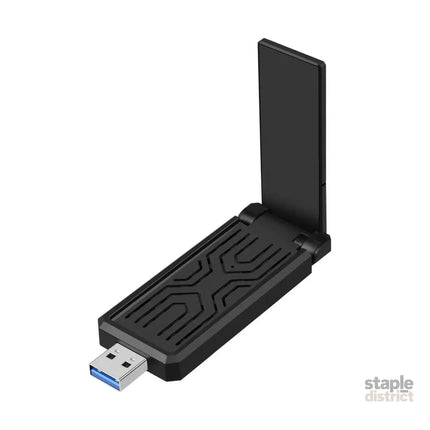 Simplecom NW812v2 AX5400 Tri-Band WiFi 6E USB Adapter with Foldable Antenna - Electronics > Computers & Tablets >