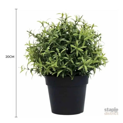 Small Potted Artificial Rosemary Herb Plant UV Resistant 20cm - Appliances > Aroma Diffusers & Humidifiers > Aroma