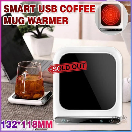 Smart USB Coffee Mug Warmer Pad for Tea Milk Cup Heating Plate - Appliances > Kitchen Appliances > Speciality Appliances