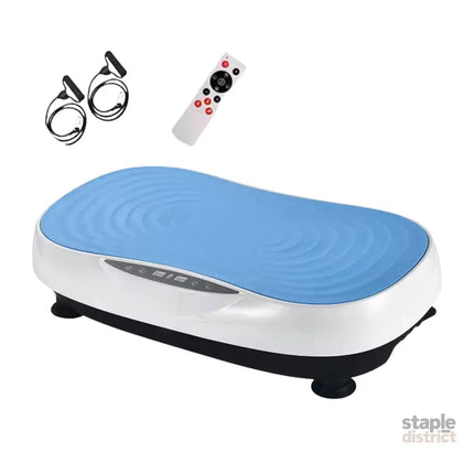 Social Hike Vibration Plate Machine Full Body Vibrating Exercise Platform Blue - Appliances > Kitchen Appliances >