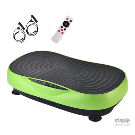 Social Hike Vibration Plate Machine Full Body Vibrating Exercise Platform Green - Appliances > Kitchen Appliances >