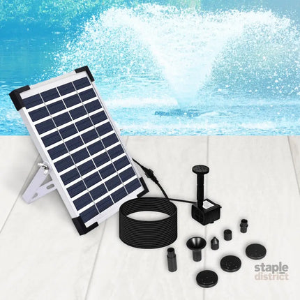 Solar Fountain 5W Powered Water Power-2029387243021537287