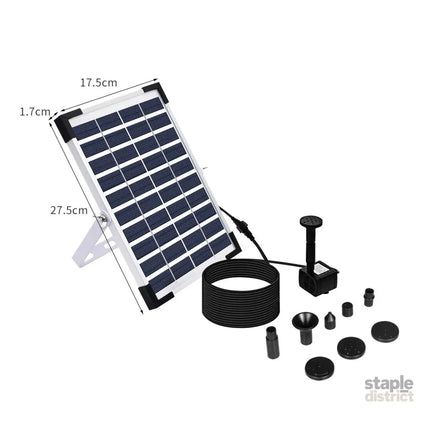 Solar Fountain 5W Powered Water Power-2029387243021537282