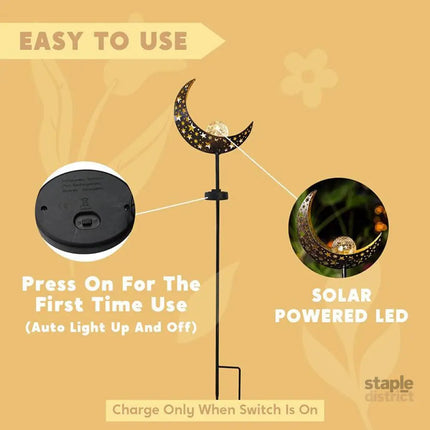 Solar Lights LED Garden Decor Outdoor Path Lights Lawn Light Lantern Lamp - 1X Sun - Home & Garden > Garden Lights >