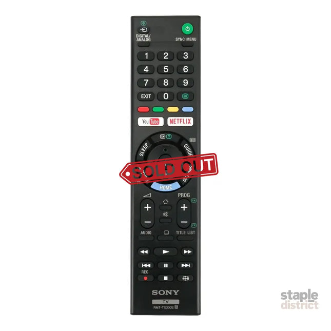 Sony Tv Remote Control - Rmt-tx300e - Appliances > TV > TVs & Accessories