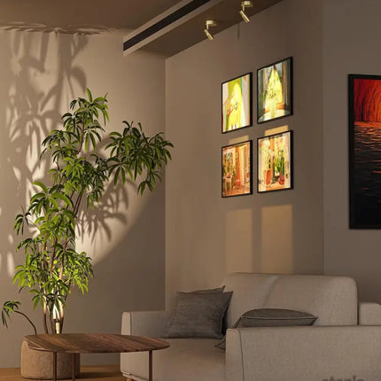 Spot Lights Indoor Rechargeable Picture Light with Remote Dimmable CCT Spotlight for Wall Art 6000mAh Battery Uplights