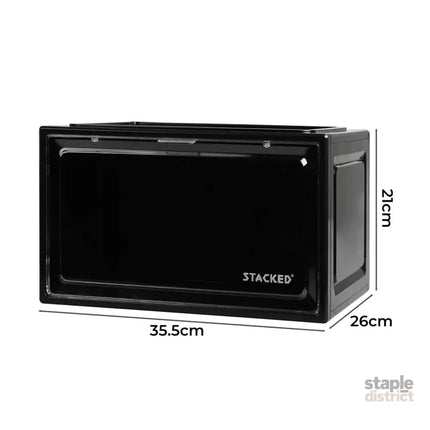 Stacked Shoe Box Acrylic Sneaker Display 1PC Black-2006733023067901954