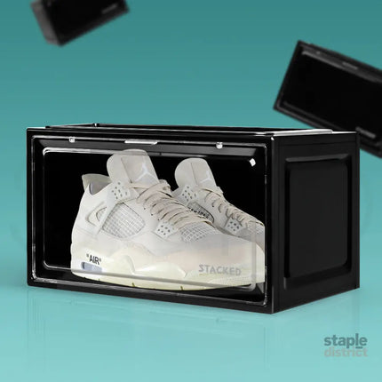 Stacked Shoe Box Acrylic Sneaker Display 1PC Black-2006733023067901958