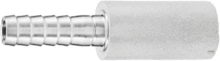 Stainless Steel Aeration Stone 0.5 Micron Diffion Stone with 1/4’’ Hose Barb Stainless Steel Aeration Oxygenation Stone
