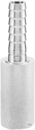 Stainless Steel Aeration Stone 0.5 Micron Diffion Stone with 1/4’’ Hose Barb Stainless Steel Aeration Oxygenation Stone
