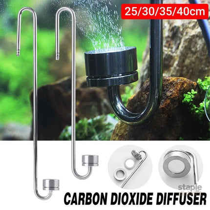 Stainless Steel Aquarium CO2 Diffuser Carbon Dioxide Atomizer Grass Tank Bubbler - 25cm - Appliances > Aroma Diffusers