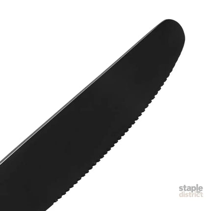 Stainless Steel Cutlery Set Travel Knife Black-2018816724035571715