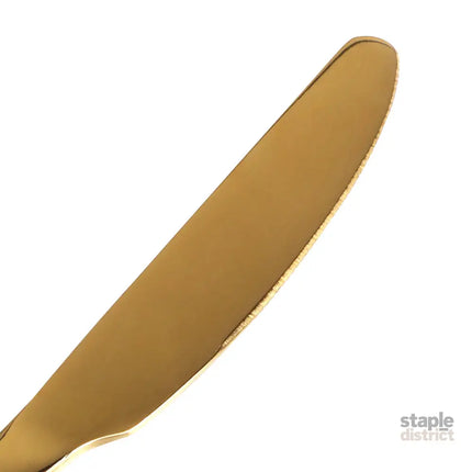 Stainless Steel Cutlery Set Travel Knife Gold-2006733055670226947