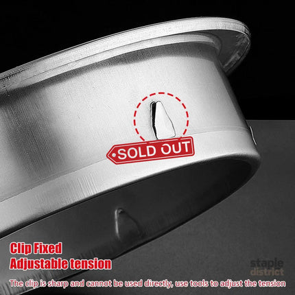 Stainless Steel Exhaust Fan Vent Outlet Flat Hood for Bathroom Kitchen Outlet - 100mm - Appliances > Fans > Exhaust Fans