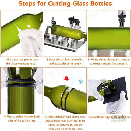 Stainless Steel Glass Bottle Cutter DIY Tool Kit AU - Home & Garden > DIY > Kitchen & Bathroom DIY
