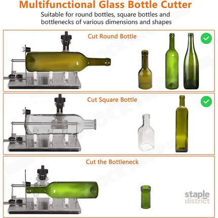 Stainless Steel Glass Bottle Cutter DIY Tool Kit AU - Home & Garden > DIY > Kitchen & Bathroom DIY