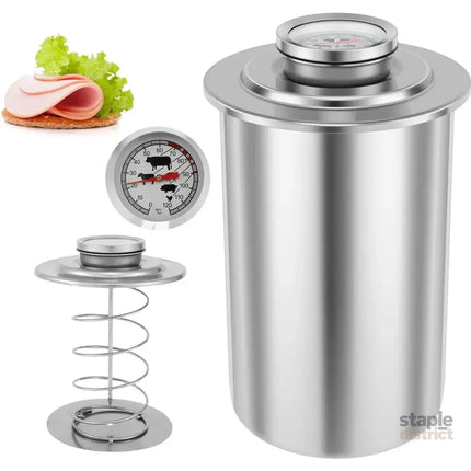 Stainless Steel Ham Maker with Thermometer - Appliances > Kitchen Appliances > Food Mixers & Blenders
