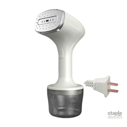 Stainless Steel Handheld Fabric Steamer Portable Travel Clothes Steamer White - Appliances > Washers Dryers & Irons >