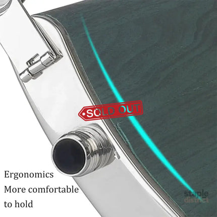 Stainless Steel Hip Flask Portable Wine Pot Flat Pocket Bottle Outdoor Travel - Outdoor Recreation > Camping > Camping