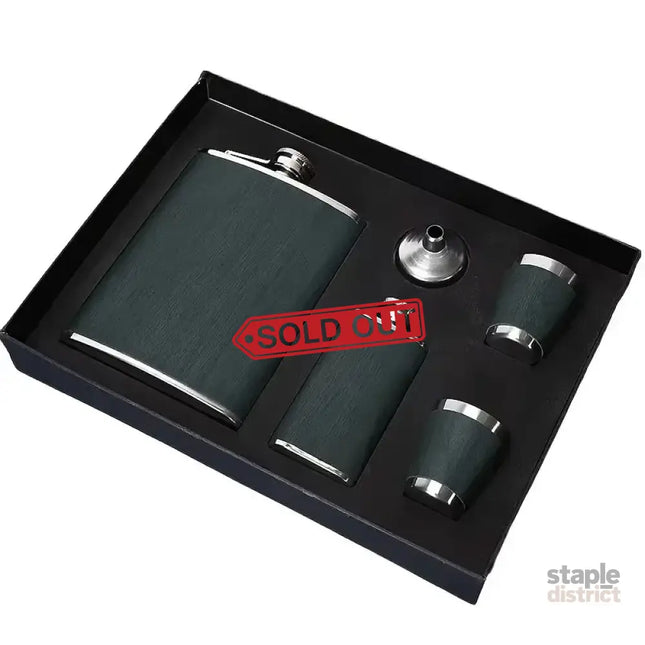 Stainless Steel Hip Flask Portable Wine Pot Flat Pocket Bottle Outdoor Travel - Outdoor Recreation > Camping > Camping