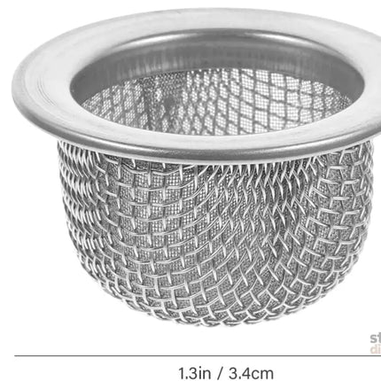 Stainless Steel Screen Filters 10pcs 34mm Mesh Strainers Double Screen Filter Cocktail Smoker Filter Accessories for