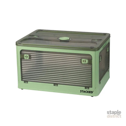 Storage Containers Stackable Lid Clothes S Green Small-2029387238168727552