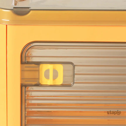 Storage Containers with Lid Clothes S Orange Small-2029387238370054147
