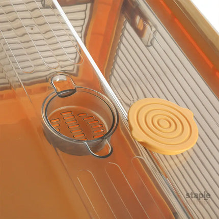 Storage Containers with Lid Clothes S Orange Small-2029387238370054148