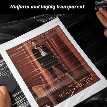 Stretch Film PE Winding Film Transparent 45CM Wide Logistics Wrapping Film - Commercial > Packaging > Postage Satchels