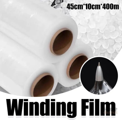 Stretch Film PE Winding Film Transparent 45CM Wide Logistics Wrapping Film - Commercial > Packaging > Postage Satchels
