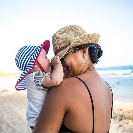 Sunday Afternoon Infant Sun Sprout Hat UPF50+ | Vivid Magenta Baby (6-12mth)-2006733349208592386