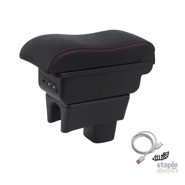 Suzuki Swift 2005-2021 Center Central Storage Car Console Seat Armrest Box Durable ABS Armrest Box Replacement Double