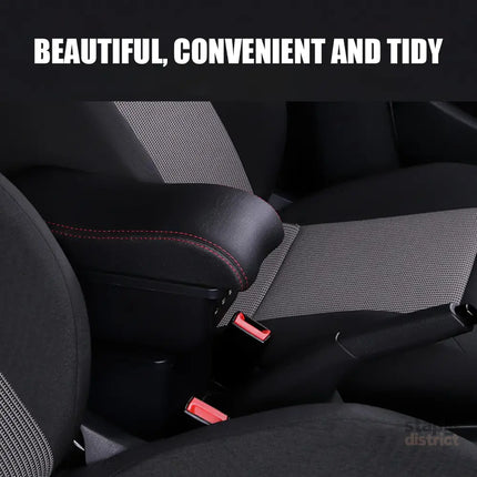 Suzuki Swift 2005-2021 Center Central Storage Car Console Seat Armrest Box Durable ABS Armrest Box Replacement Double