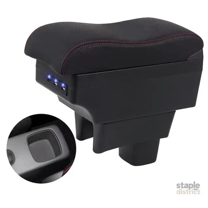 Suzuki Swift 2005-2021 Center Central Storage Car Console Seat Armrest Box Durable ABS Armrest Box Replacement Double
