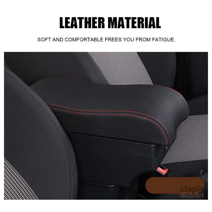 Suzuki Swift 2005-2021 Center Central Storage Car Console Seat Armrest Box Durable ABS Armrest Box Replacement Double
