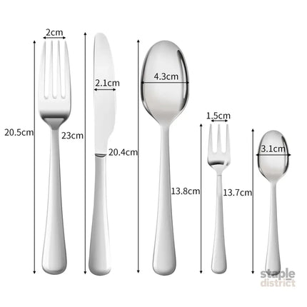 Tableware Cutlery Set Stainless Steel Silver-2029387268220915714
