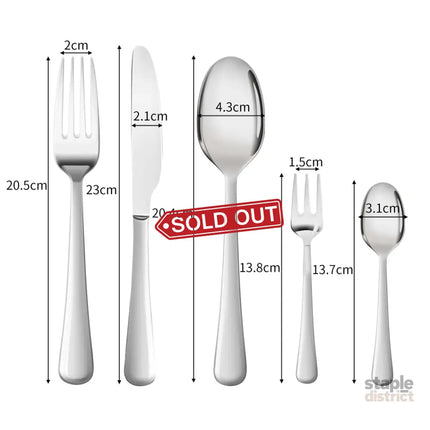 Tableware Cutlery Set Stainless Steel Silver-2029387268220915714