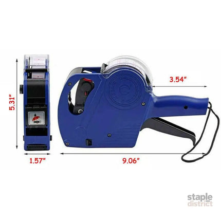 Tag Gun Labeller Kit With 6 Rolls Labels And 5 Inks Roller - Yellow - Electronics > Printer Accessories & Supplies >