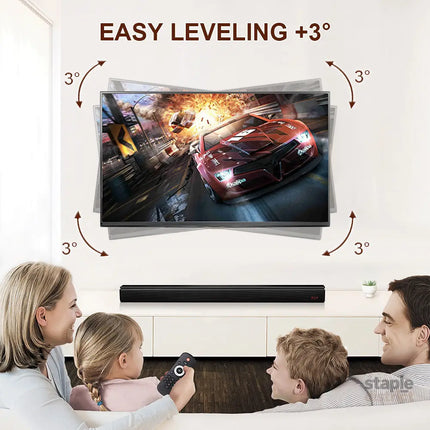 Telescopic Swivel and Tilt TV Monitor Wall Mount Bracket Load up to 85kg Full Motion Long Arm Bracket Max 48.5cm