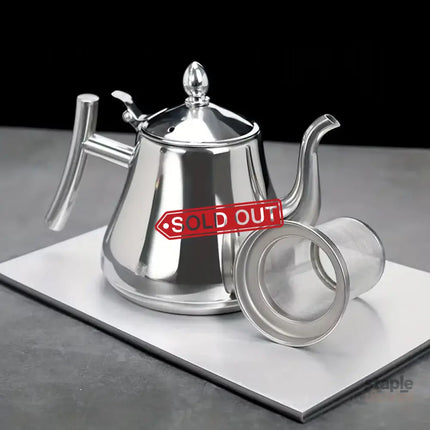 Thickened Stainless Steel Teapot Kettle With Strainer For Restaurant Hotel Use - Appliances > Kitchen Appliances >
