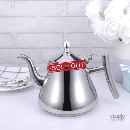 Thickened Stainless Steel Teapot Kettle With Strainer For Restaurant Hotel Use - Appliances > Kitchen Appliances >