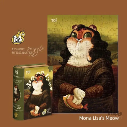 TOI Cat in Art Puzzle - Mona Lisa-2006733435145687041