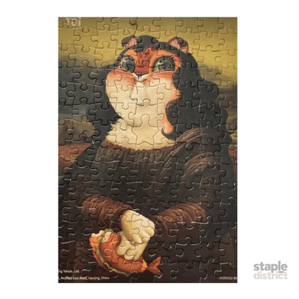 TOI Cat in Art Puzzle - Mona Lisa-2006733435145687042