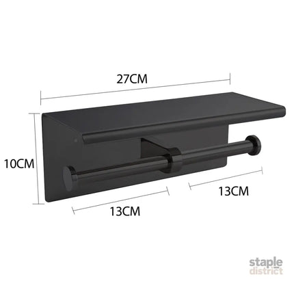 Toilet Paper Holder Double Roll Stainless-2018816667269861378