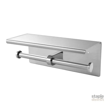 Toilet Paper Holder Double Roll Stainless-2029387261820407809